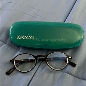 ZENNI tortoise shell Glasses with Case